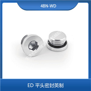 ED 平头密封英制 4BN-WD 45#/ 316L